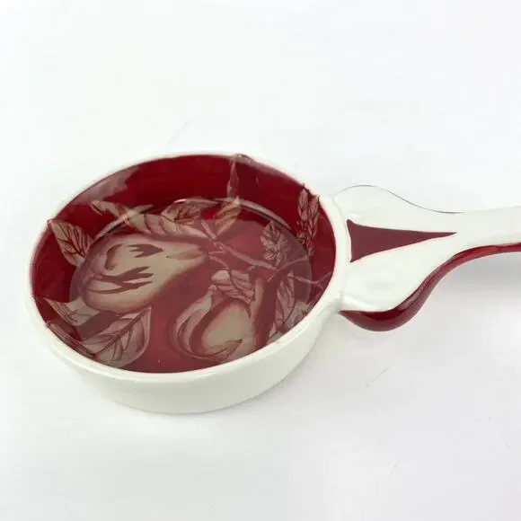 Waverly Garden Room Fruit Toile Ceramic Spoon Rest